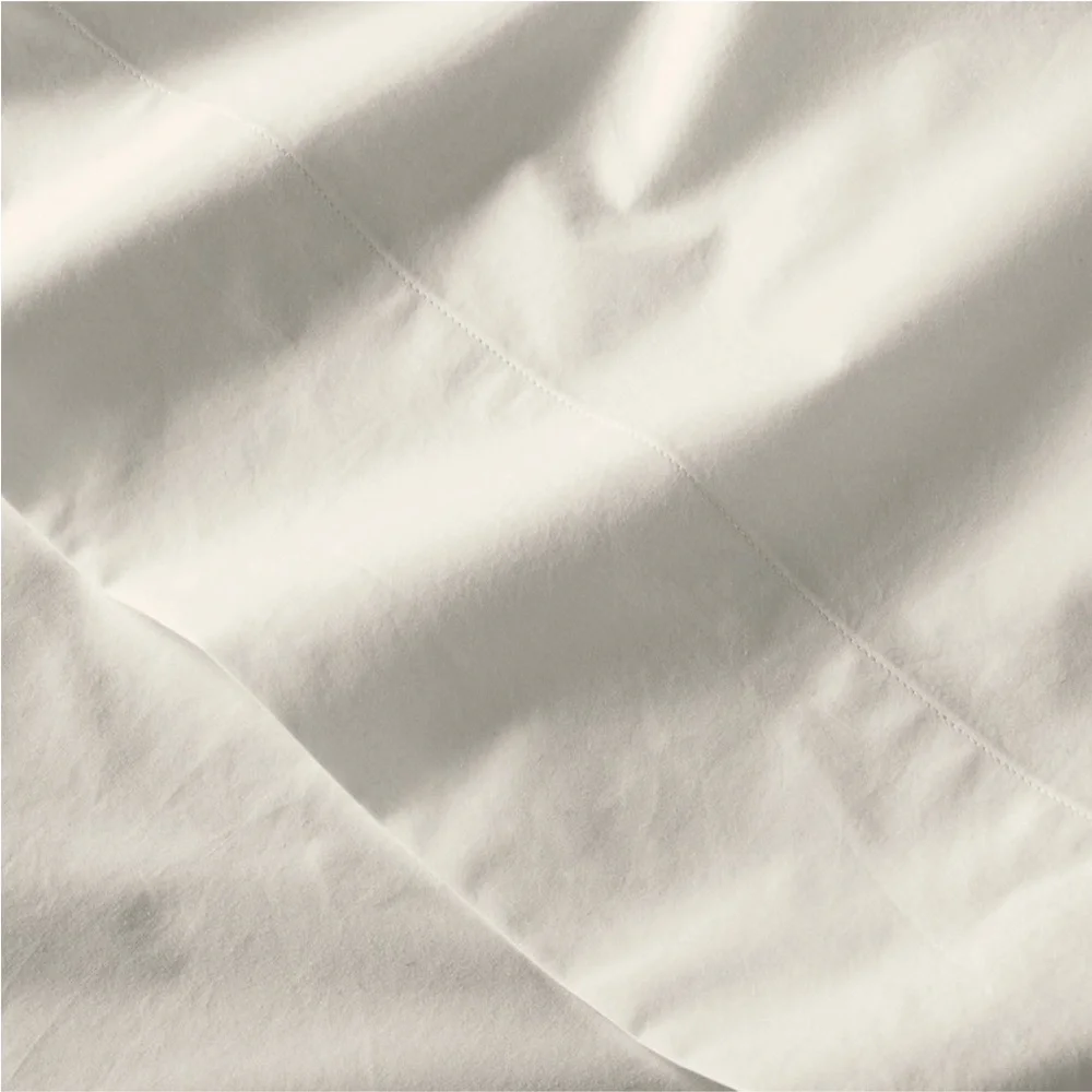King Washed Supima Percale Solid Pillowcase Set Natural - Casaluna™ new